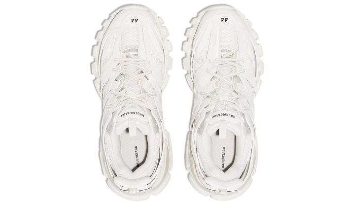Track sneakers white