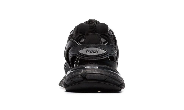 Black track sneakers