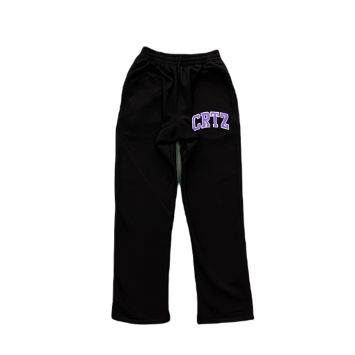 BLACK AND PURPLE ALPHABET SET