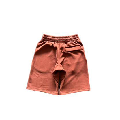 BROWN SWEATSHIRT SHORT