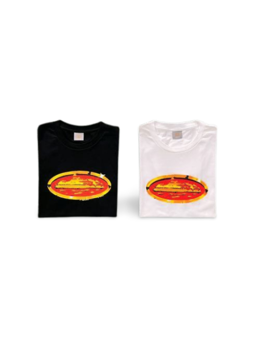 RED GRAFFITI ROUND SHORTSLEVE