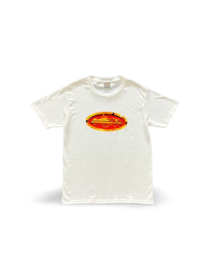 RED GRAFFITI ROUND SHORTSLEVE