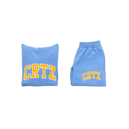 BABY BLUE LETTER SUIT