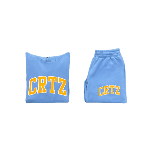 BABY BLUE LETTER SUIT