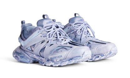 Track panelled sneakers