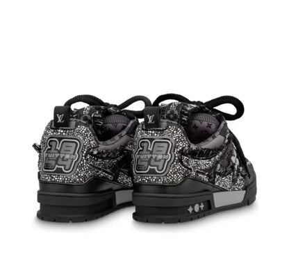 Skate Black Swarovski Monogran