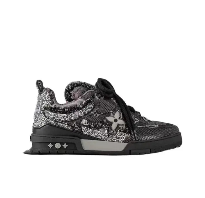 Skate Black Swarovski Monogran