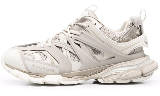 Track layered sneakers