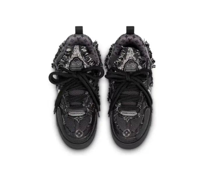 Skate Black Swarovski Monogran